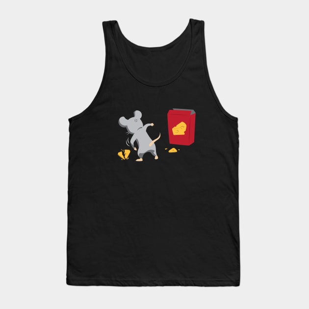 Cheese-snack Tank Top by Design2Heart